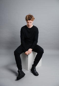 HELSINKI Leather en Preto Black, foto de producto — vista 25
