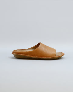 Sandalia SAINT TROPEZ de cuero Fawn Tan, vista lateral — vista 9