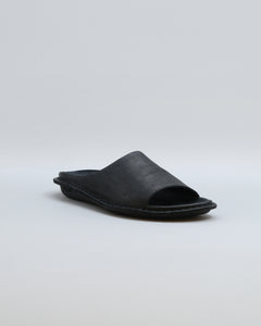 Sandalia SAINT TROPEZ de cuero Preto Black, vista en ángulo — vista 11