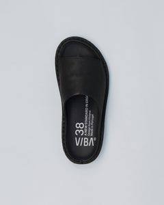 Sandalia SAINT TROPEZ de cuero Preto Black, vista superior con la plantilla — vista 13