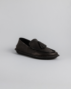 Mocasín TRIBECA de cuero Preto Black, vista en ángulo — vista 8