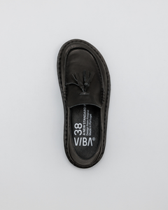 Mocasín TRIBECA de cuero Preto Black, vista superior con la plantilla — vista 10